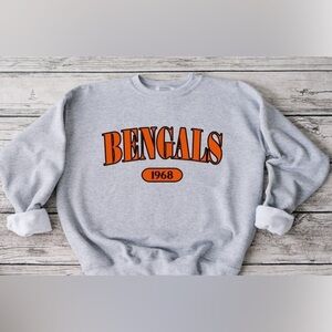 Bengals Offset Crewneck